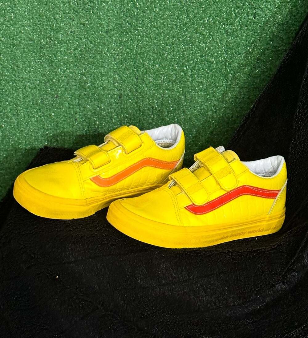 Vans X Haribo Old Skool V Checkerboard Yellow Sneakers